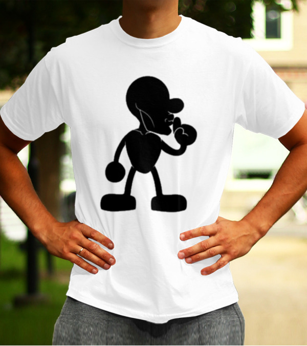 Yeet Team Mr Mew Iconic Silhouette And Dog Collaboration T-Shirt