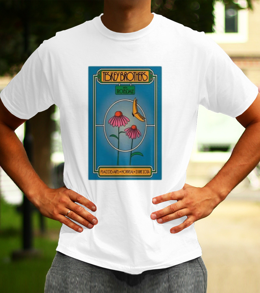 Teskey Brothers With Iron And Wine Place Des Arts Montreal June 21 T-Shirt