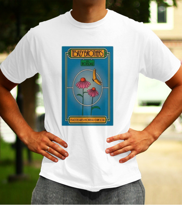 Teskey Brothers With Iron And Wine Place Des Arts Montreal June 21 T-Shirt