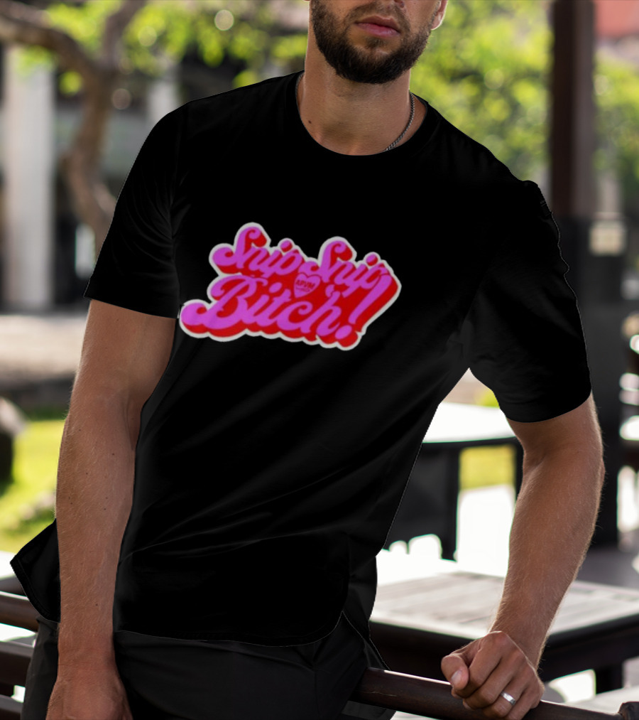 Angeria Paris Snip Snip Bitch APVM Heart Ringer T-Shirt