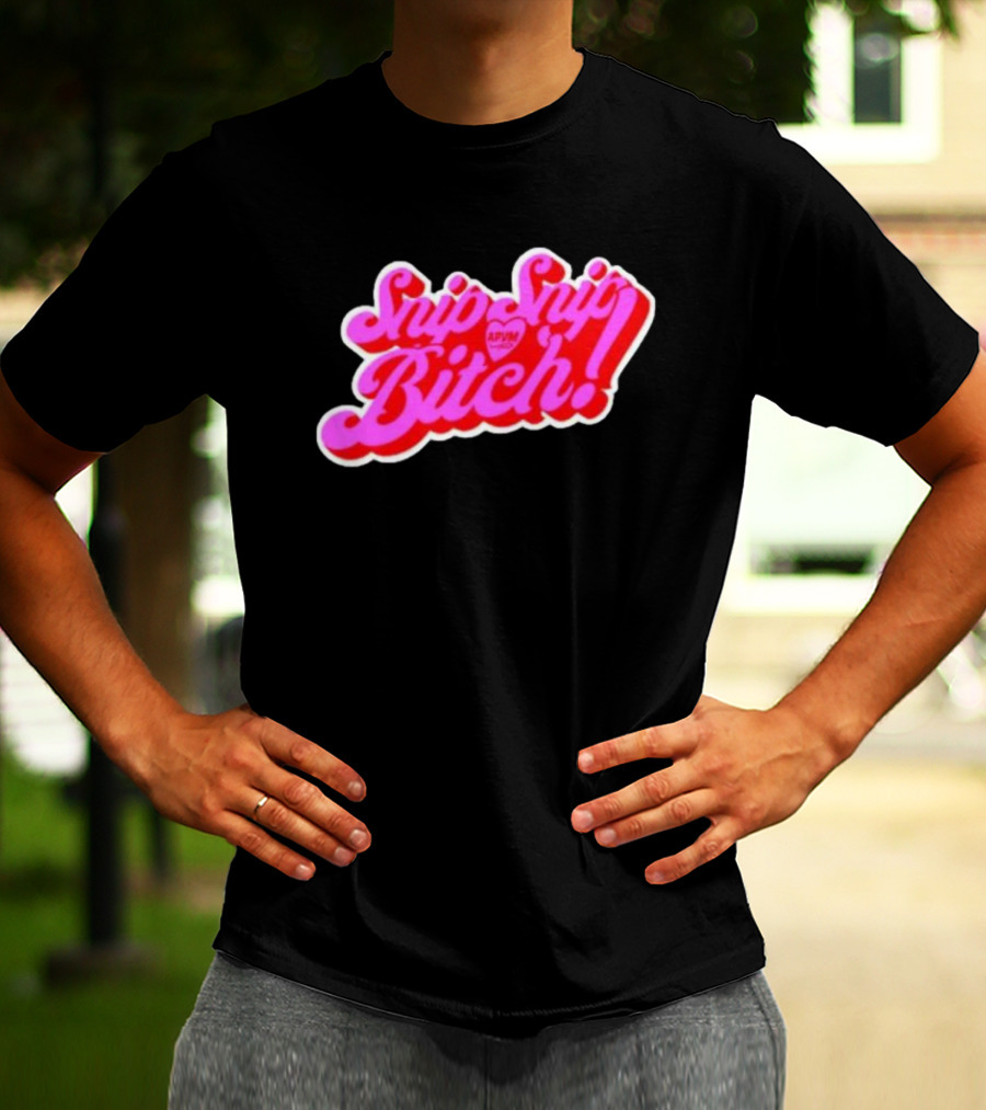 Angeria Paris Snip Snip Bitch APVM Heart Ringer T-Shirt
