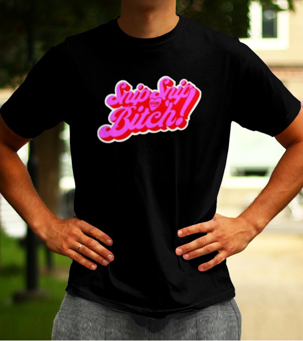 Angeria Paris Snip Snip Bitch APVM Heart Ringer T-Shirt