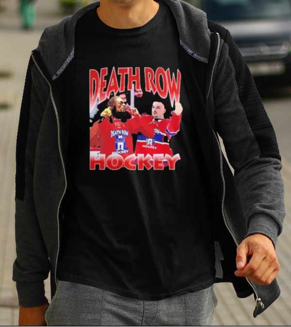 Arber Xhekaj Snoop Dogg Death Row Hockey Collaboration T-Shirt