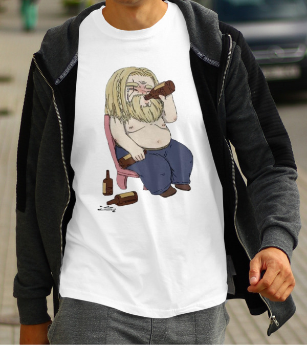 Avengers Endgame Thor Fat Drinking T-Shirt
