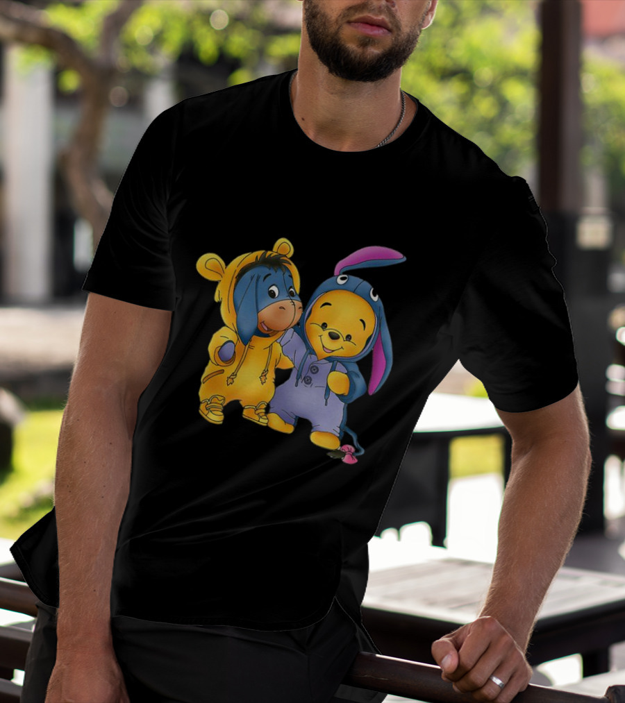 Baby Pooh Eeyore Costume Winnie The Pooh T-Shirt