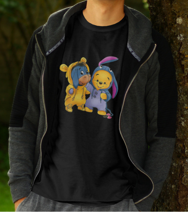 Baby Pooh Eeyore Costume Winnie The Pooh T-Shirt