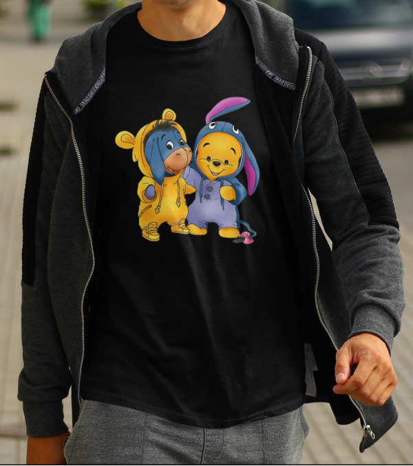 Baby Pooh Eeyore Costume Winnie The Pooh T-Shirt