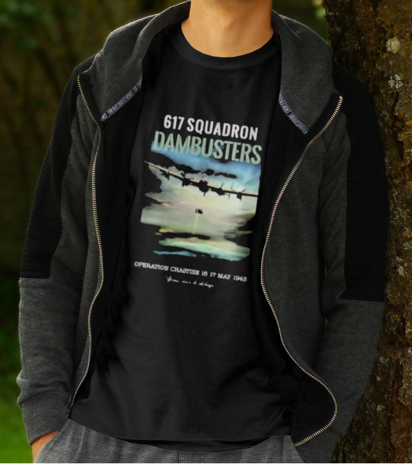 617 Squadron Dambusters Operation Chastise 16 17 May 1943 Lancaster Bomber Aircraft T-Shirt