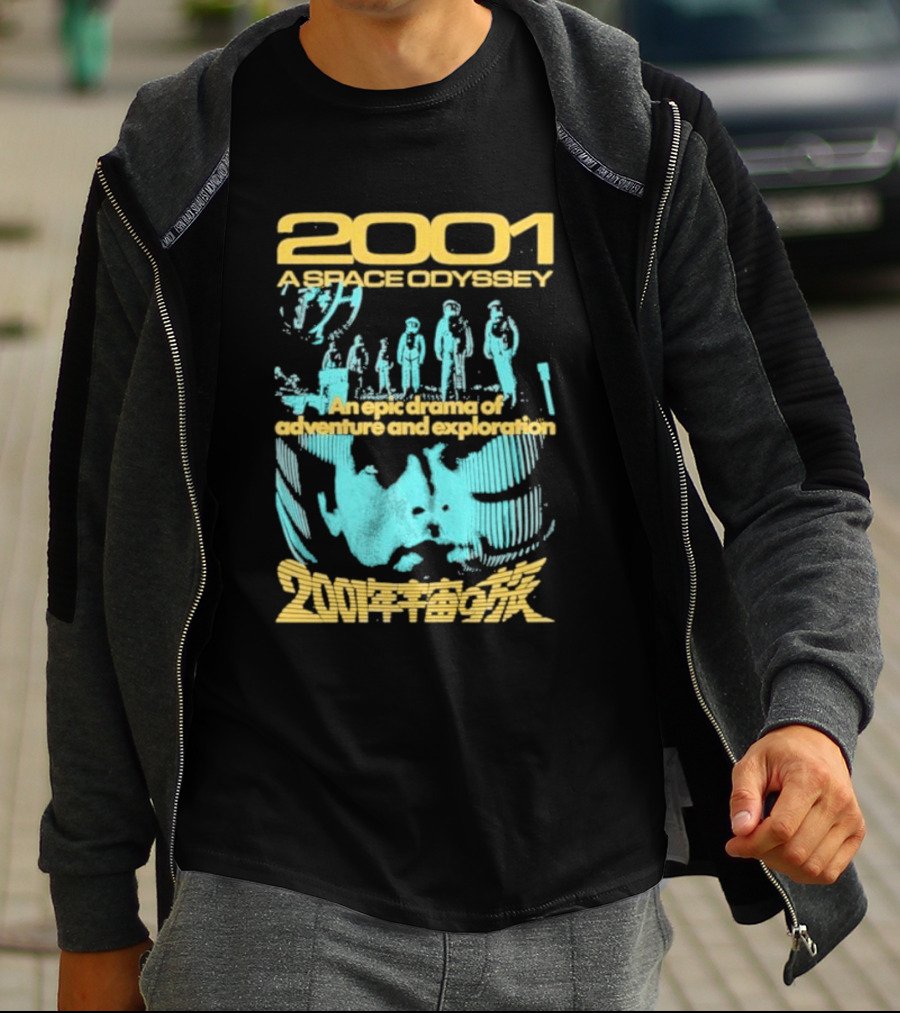 2001 A Space Odyssey An Epic Drama Of Adventure And Exploration Astronauts And Monolith T-Shirt