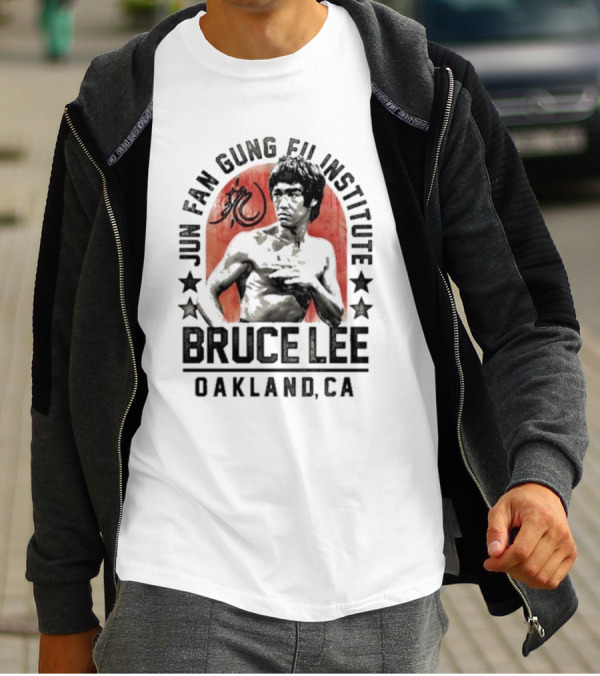 Bruce Lee Jun Fan Gung Fu Institute Oakland CA Martial Arts Legacy T-Shirt