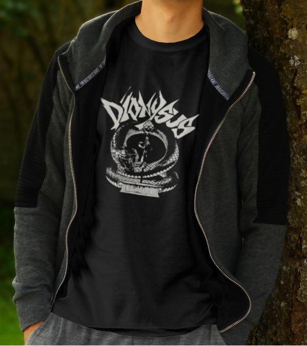Dionysus Snake Artwork Kweeshop T-Shirt