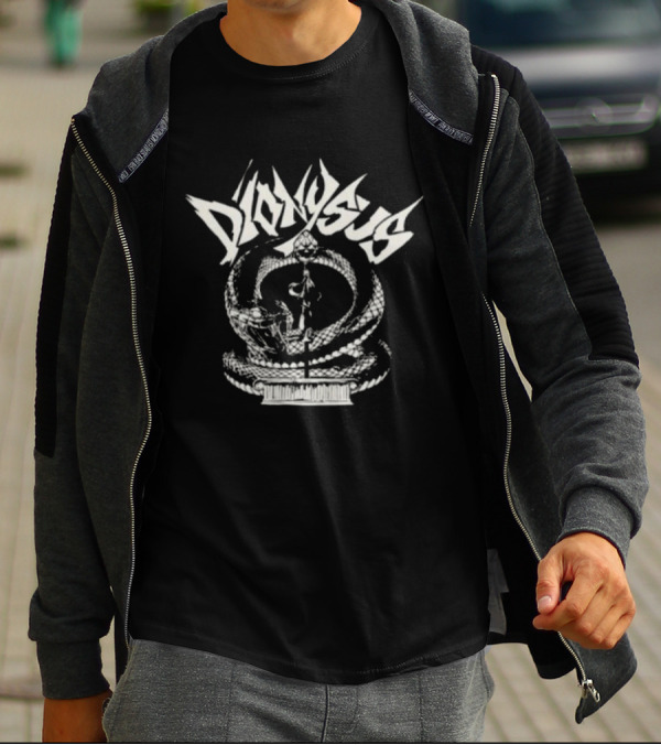 Dionysus Snake Artwork Kweeshop T-Shirt