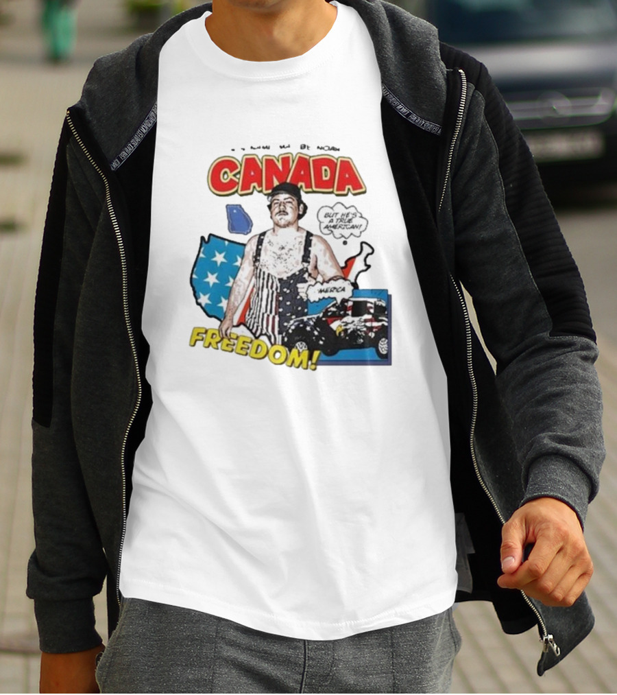Noah Canada Freedom But He's A True American America T-Shirt