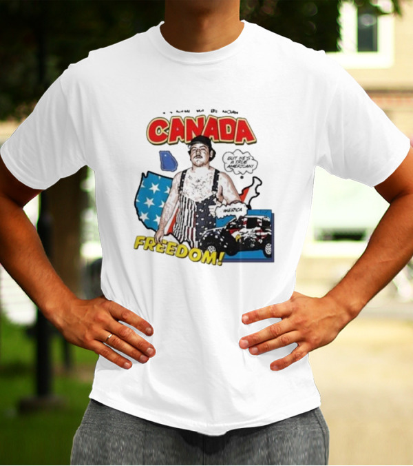 Noah Canada Freedom But He's A True American America T-Shirt