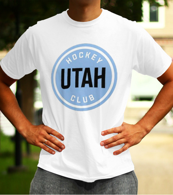 Utah Hockey Club Blue Circular Emblem T-Shirt