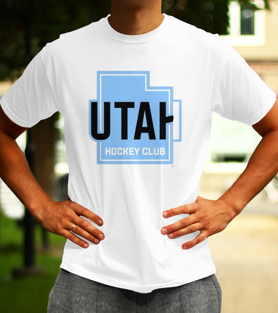 Utah Hockey Club Logo With State Outline T-Shirt