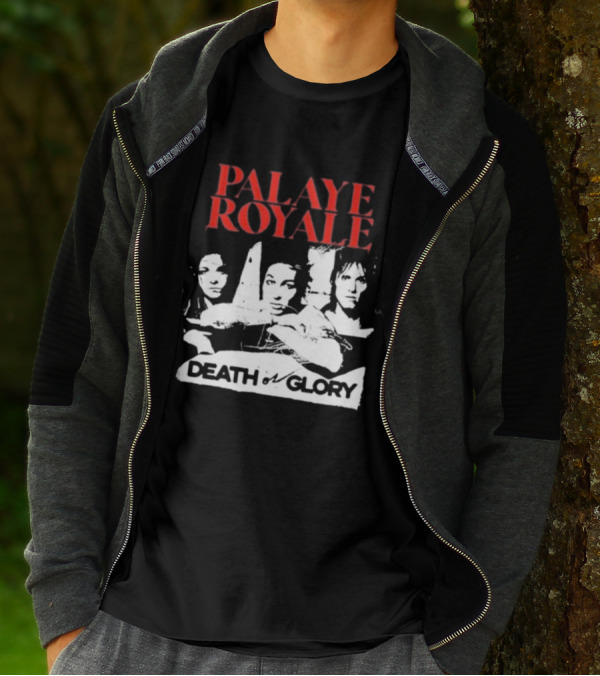 Palaye Royale Death Or Glory Band Member Portrait Trio T-Shirt