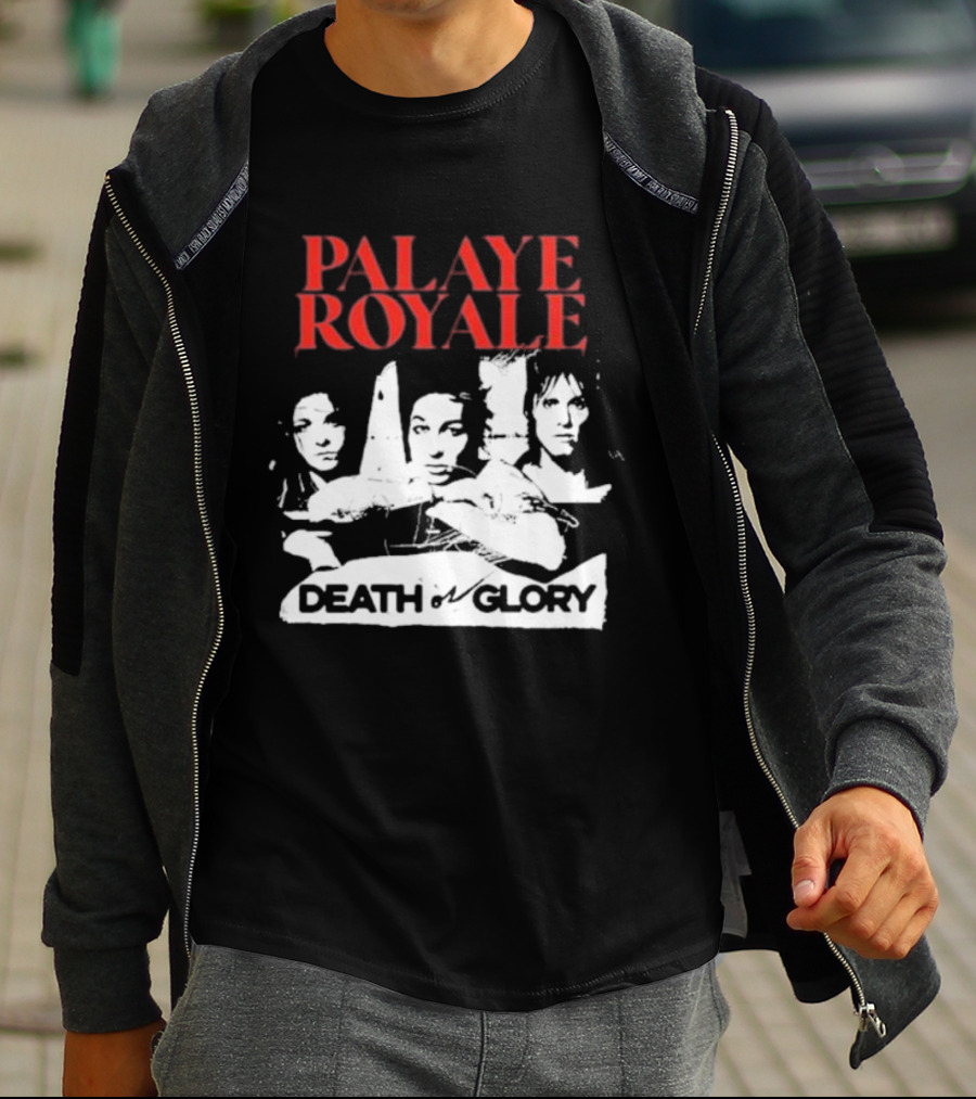 Palaye Royale Death Or Glory Band Member Portrait Trio T-Shirt