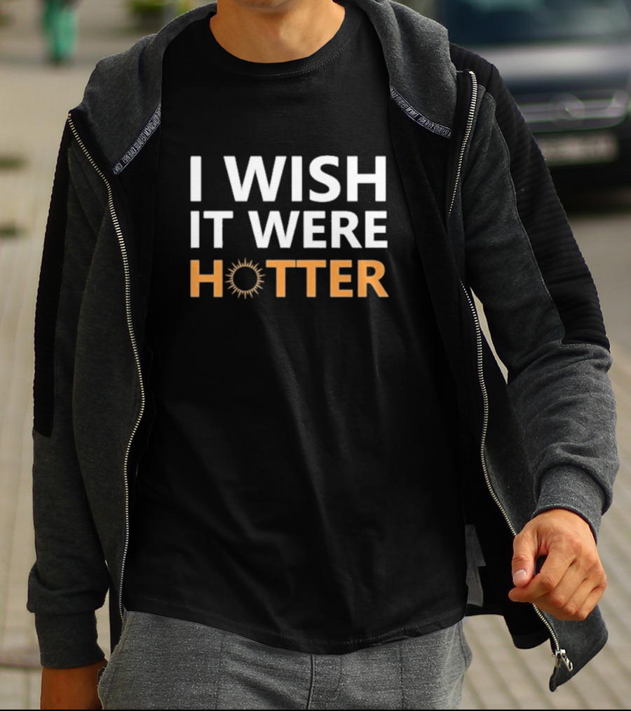 Smith Jr I Wish It Were Hotter Sun Icon Temperature T-Shirt