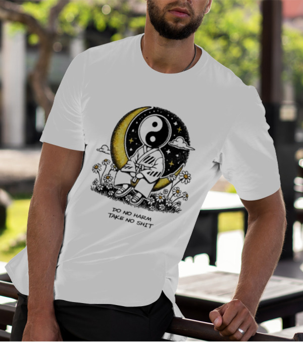 Third Eye Kingdom Yin Yang Moon Do No Harm Take No Shit T-Shirt