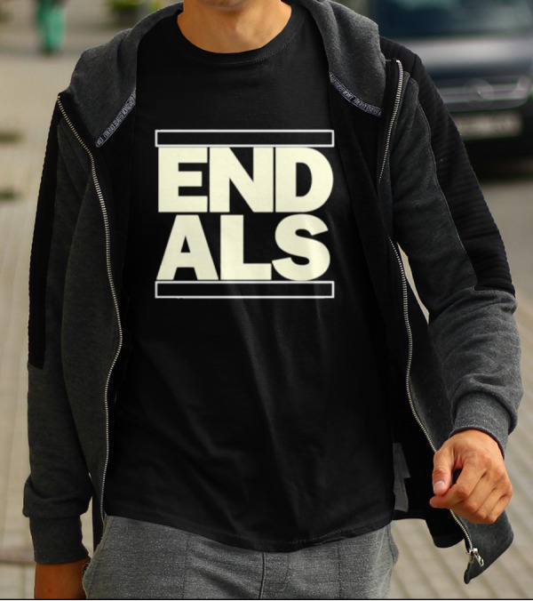 Torey Lovullo Supporting Awareness With End ALS Message T-Shirt