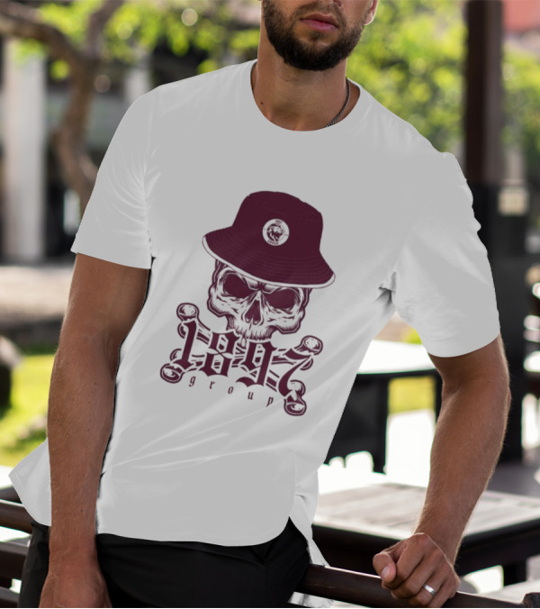 1897 Group Skull With Hat T-Shirt