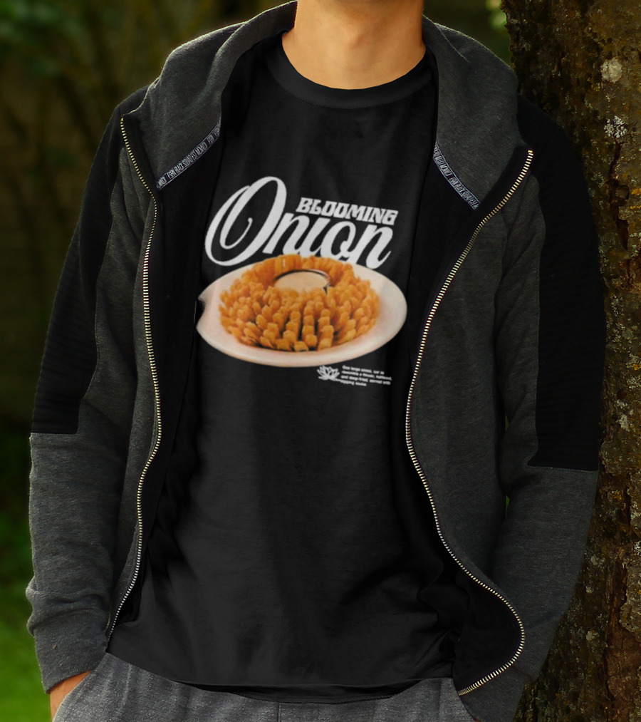 Blooming Onion One Large Onion Cut Served With Dipping Sauce T-Shirt