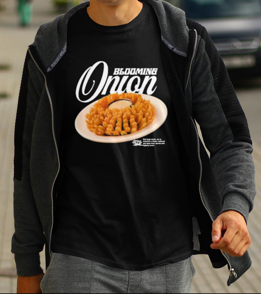 Blooming Onion One Large Onion Cut Served With Dipping Sauce T-Shirt