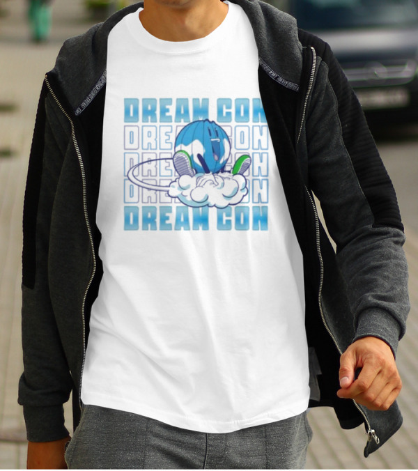 Dream Con Globoy Blue Planet And Sneakers T-Shirt