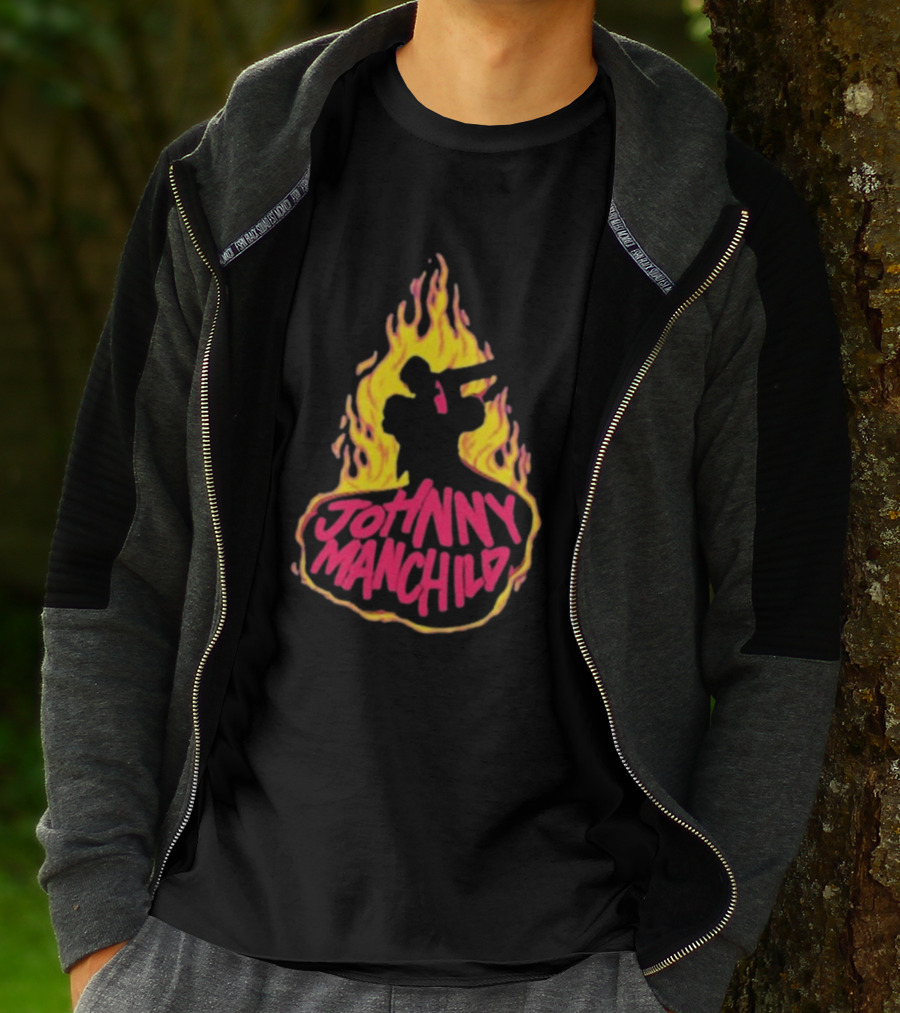 Johnny Manchild Fire Dance Silhouette Flame T-Shirt