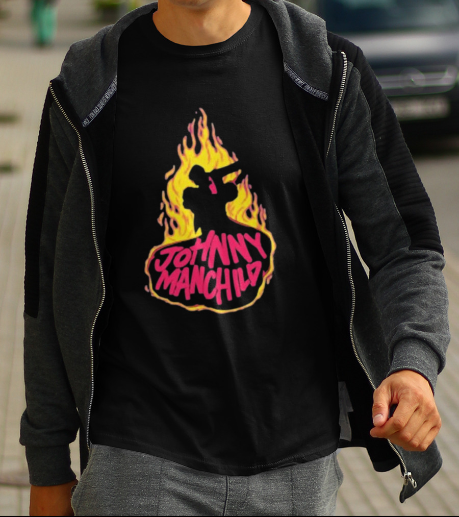 Johnny Manchild Fire Dance Silhouette Flame T-Shirt