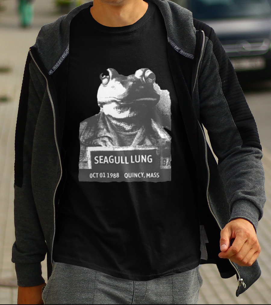 Seagull Lung Frog Mugshot October 01 1988 Quincy Mass T-Shirt