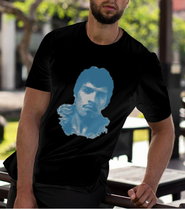 Omar Apollo God Said No Jumbo Blue T-Shirt
