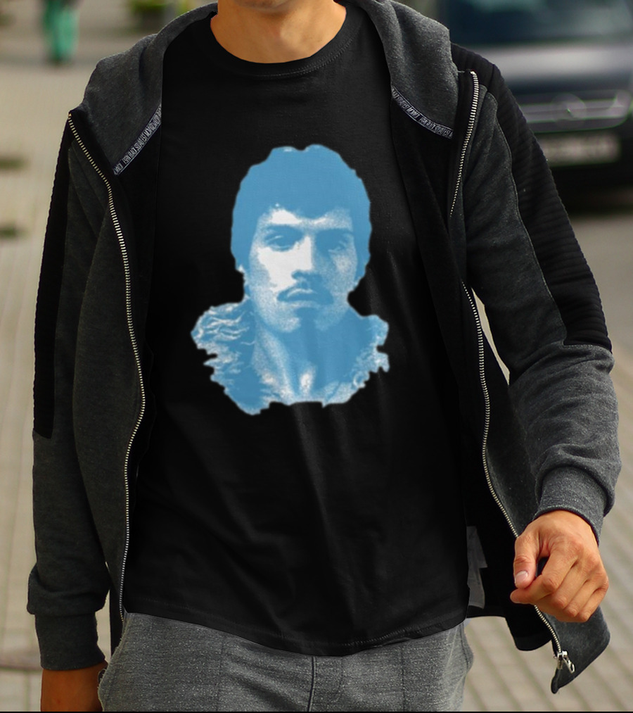 Omar Apollo God Said No Jumbo Blue T-Shirt