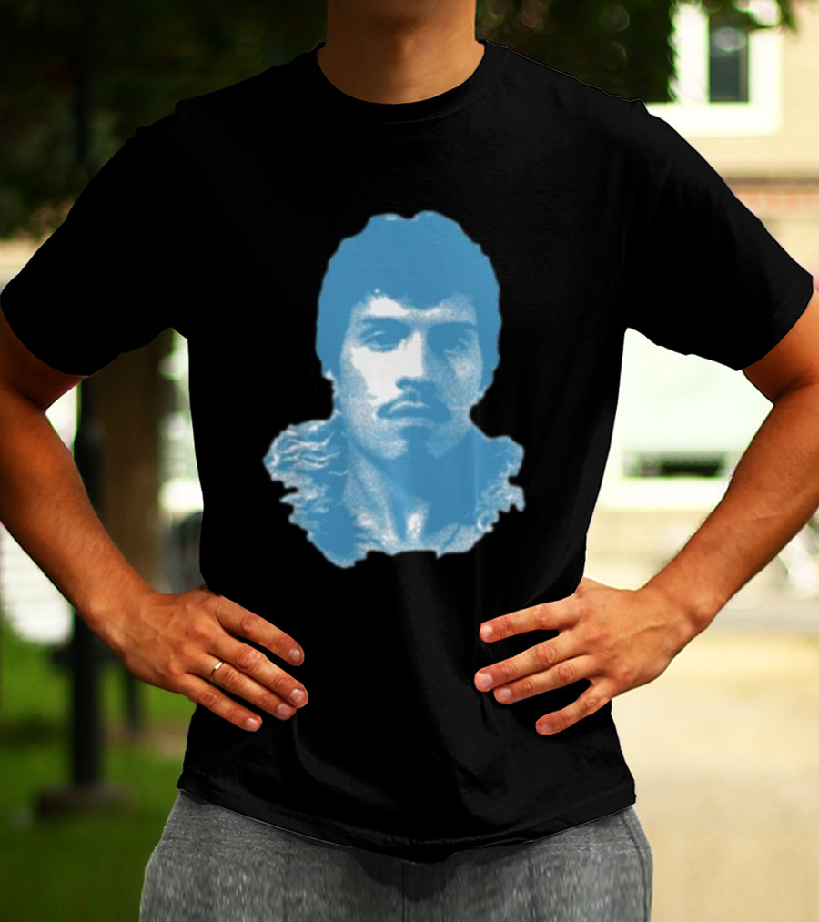 Omar Apollo God Said No Jumbo Blue T-Shirt