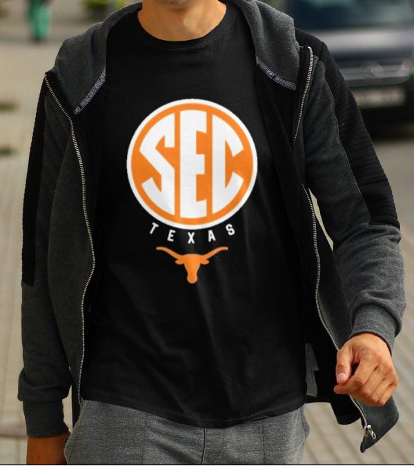SEC Texas Longhorns Logo Texas Longhorn T-Shirt