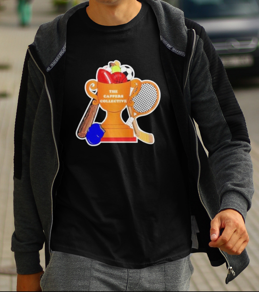 The Cappers Collective Trophy Sport Baseball Boxing Soccer Tennis Hockey Basketball T-Shirt