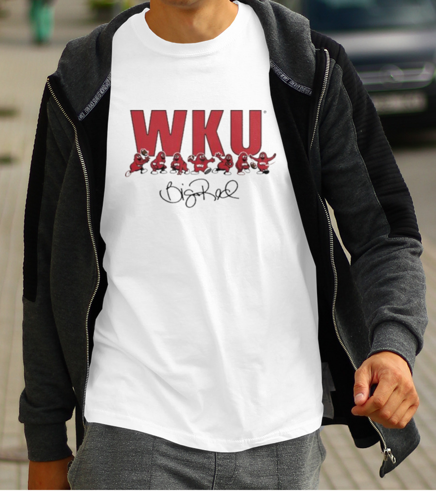 WKU Big Red Signature Football Characters T-Shirt