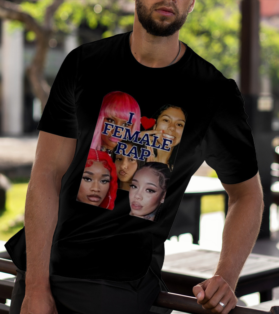 Nrth West Is My Spirit Animal I Love Female Rap Montage T-Shirt