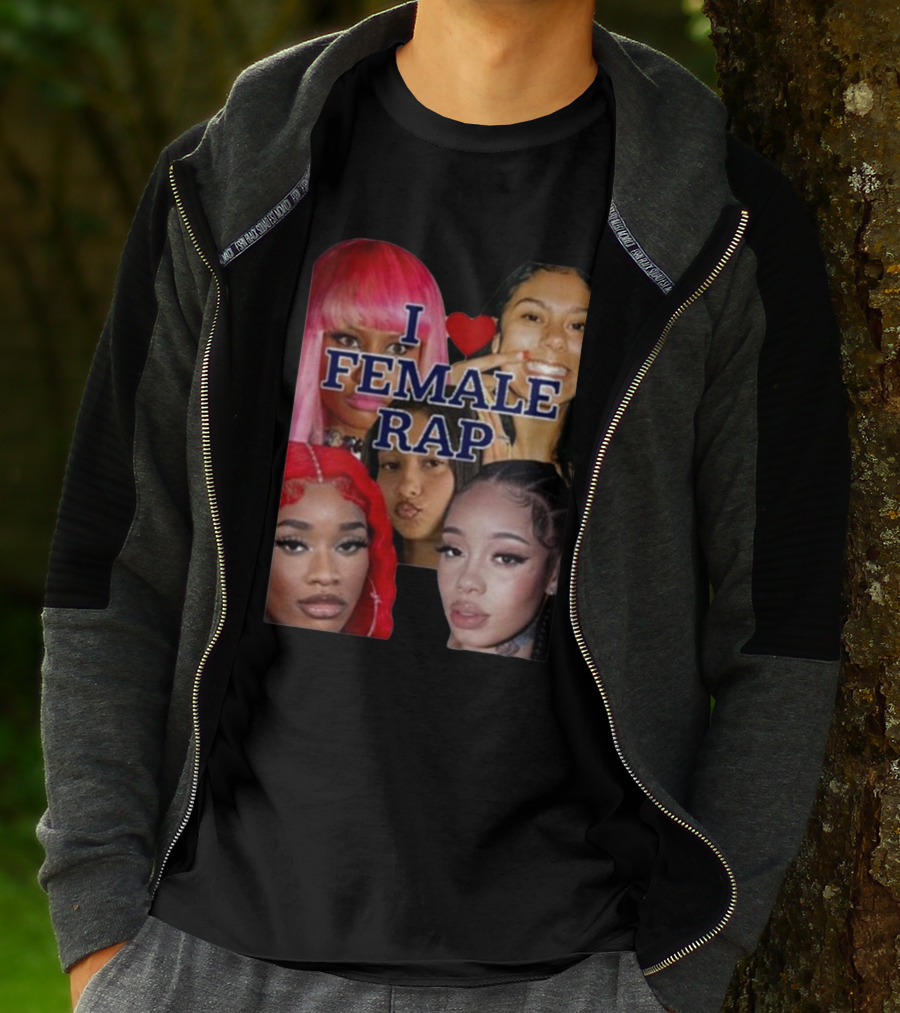 Nrth West Is My Spirit Animal I Love Female Rap Montage T-Shirt