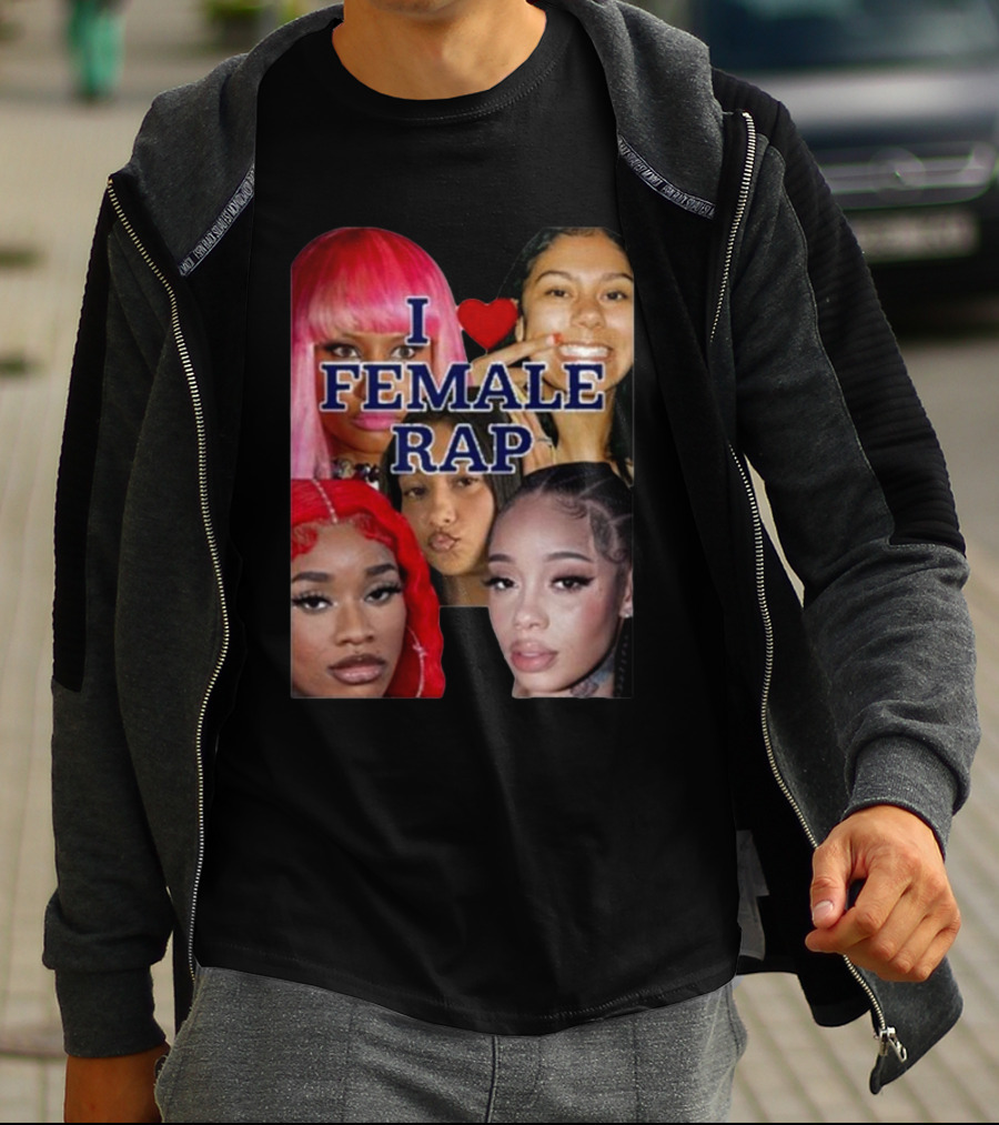 Nrth West Is My Spirit Animal I Love Female Rap Montage T-Shirt