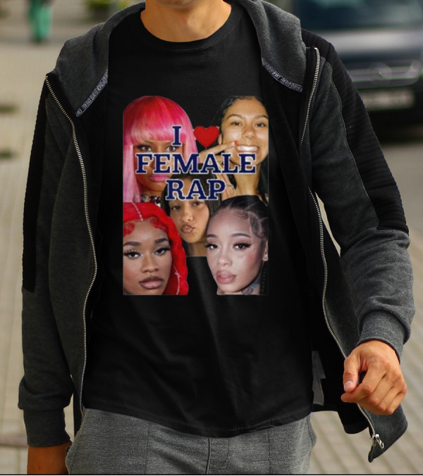 Nrth West Is My Spirit Animal I Love Female Rap Montage T-Shirt