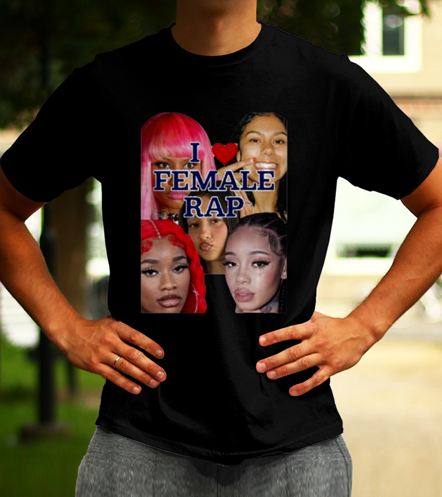 Nrth West Is My Spirit Animal I Love Female Rap Montage T-Shirt