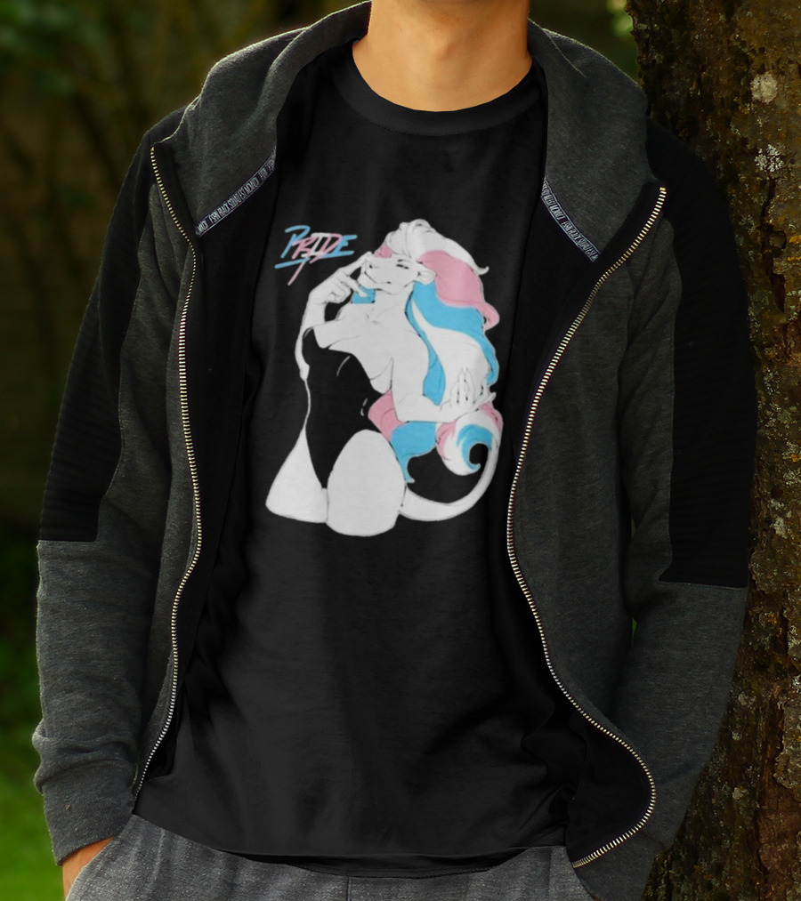 Pride Lioness Trans Flag Colors T-Shirt