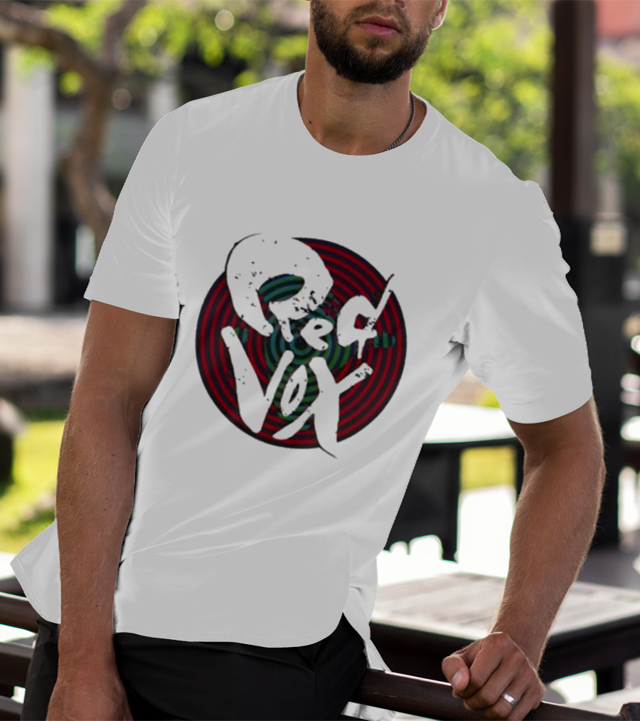 Retroware Red Vox Psychedelic Spiral Retro Vibes T-Shirt