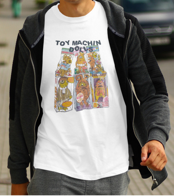 Toy Machine Dolls Evil Sect Blood Fobby Japan Super Heroes T-Shirt