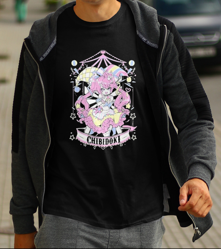 Chibidoki Pastel Circus Jester Kawaii Aesthetic T-Shirt