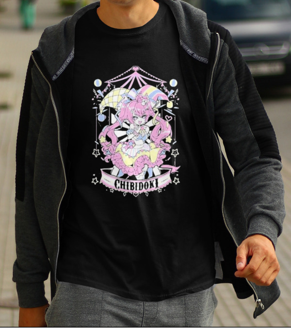 Chibidoki Pastel Circus Jester Kawaii Aesthetic T-Shirt