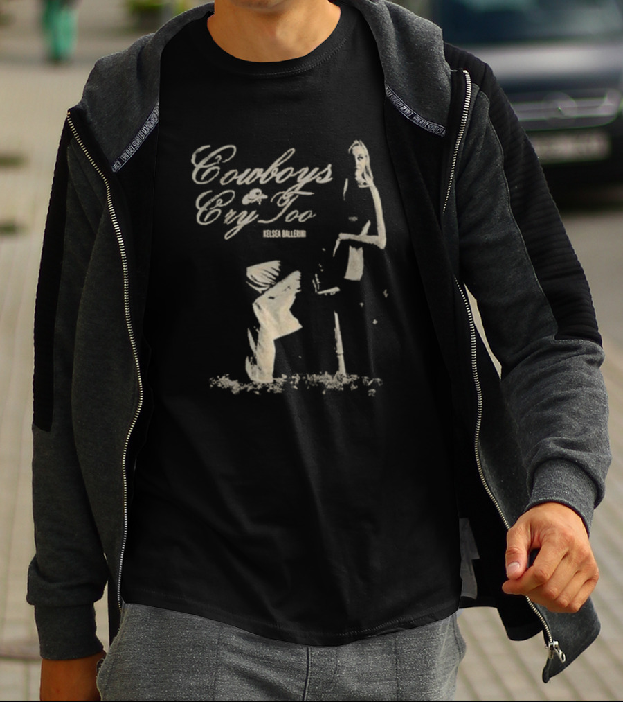 Cowboys Cry Too Kelsea Ballerini Face T-Shirt
