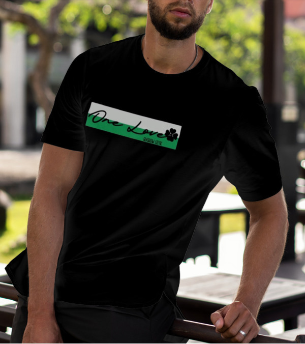 One Love Glasgow Celtic Shamrock T-Shirt